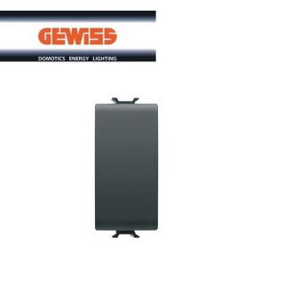 INVERTITORE 1P 16AX 1 MODULO GEWISS CHORUS NERO GW12091.