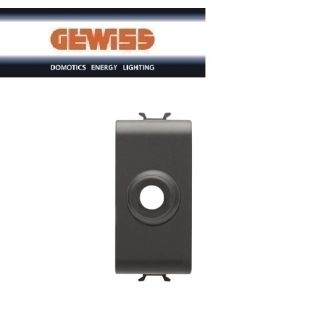 USCITA CAVO 1 POSTO 1 MODULO GEWISS CHORUS NERO GW12196