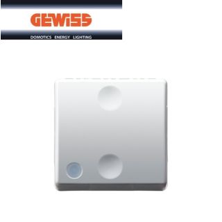 INVERTITORE A TASTO LARGO 1P 16AX 2 MOD GEWISS SYSTEM WHITE GW20580