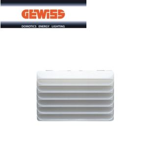 LAMPADA SEGNAPASSO GEWISS SYSTEM ROSSO DIFFUSORE PIANO GW20623
