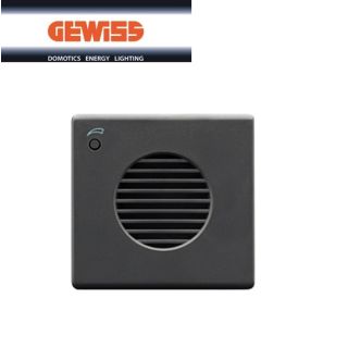 SUONERIA ELETTRONICA 12V GEWISS SYSTEM BLACK GW21641