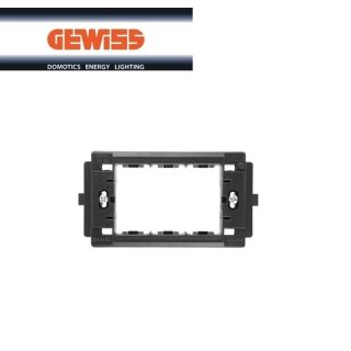 SUPPORTO PLACCA 3 POSTI GEWISS TELAIO GW24201.