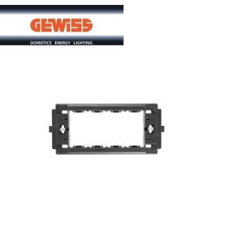 SUPPORTO PLACCA 4 POSTI GEWISS TELAIO GW24202