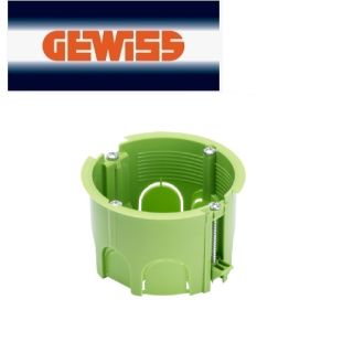 SCATOLA TONDA DA INCASSO GEWISS 65X45 GW24234PM GREEN WALL