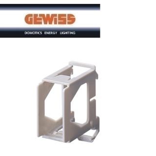 SUPPORTO PER MONTAGGIO COMPONENTI 1 POSTO GEWISS SYSTEM GW26409