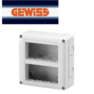 CONTENITORE 8 POSTI IP40 VERTICALE GEWISS GW27023