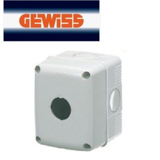CONTENITORE VUOTO 1 POSTO PER PULSANTI IP66 GEWISS GW27101