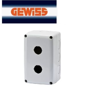 CONTENITORE VUOTO 2 POSTI PER PULSANTI IP66 GEWISS GW27102