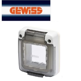 CALOTTA STAGNA 2 POSTI FUME IP65 GEWISS SYSTEM GW27403