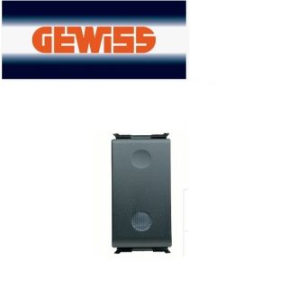 INTERRUTTORE ILLUMINABILE SEGNALAZIONE FUNZIONALE GEWISS PLAYBUS GW30003