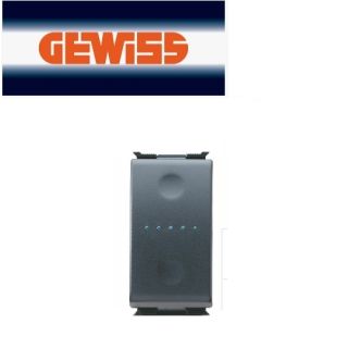 DEVIATORE ILLUMINABILE LOCALIZZAZIONE NOTTURNA GEWISS PLAYBUS GW30012