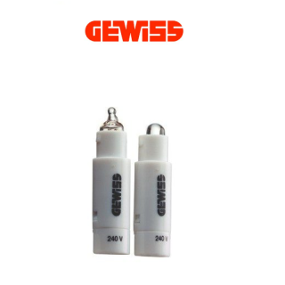 UNITA SEGNALAZIONE AD AMPOLLA - INCANDESCENTE - 12V 0,4W - BIANCO