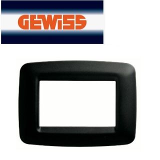 PLACCA 3P NERO GEWISS PLAYBUS YOUNG GW32303