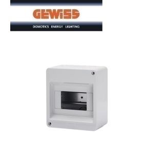 CENTRALINO GEWISS PROTETTO SENZA PORTA 6M IP40 GW40024