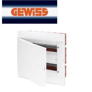 CENTRALINO 8 MODULI DA INCASSO IP40 GEWISS GW40285TB BIANCO