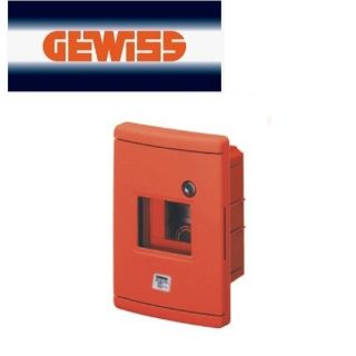 CENTRALINO STAGNO 4 MODULI PER MANOVRA EMERGENZA GEWISS GW42231 ROSSO