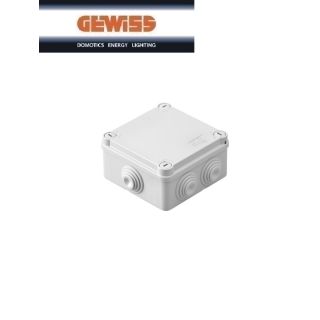 CASSETTA DI DERIVAZIONE IP55 GEWISS DIMENSIONI 100X100X50 GW44024.