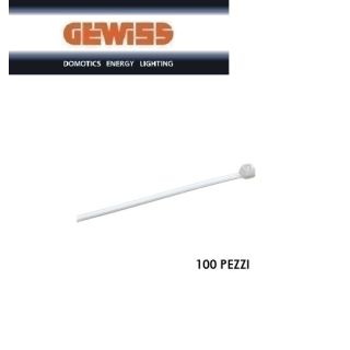 FASCETTA PER CABLAGGIO GEWISS 4,8X368mm GW52240 100 PEZZI.