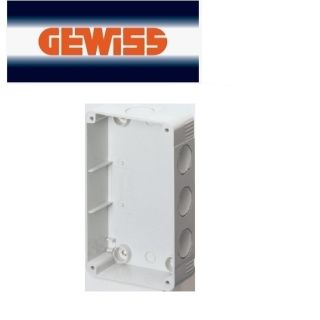 CASSETTA FONDO PER PRESE FISSE COMPATTE PROTETTE STAGNE IP55 GEWISS GW66496