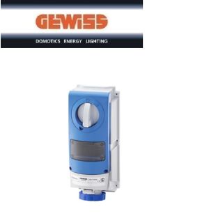 PRESA STAGNA GEWISS SENZA FONDO APPARECCHIATURE MODULARI 16A 2P+T GW66827.