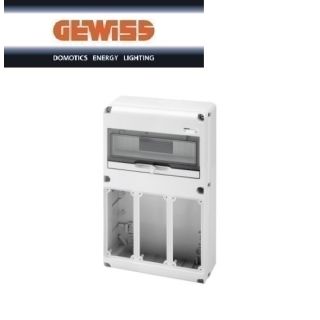 QUADRO PARETE GEWISS Q-DIN 14 MODULI 3 FLANGE GW68010N