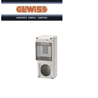 QUADRO PARETE GEWISS Q-DIN 5 MODULI 1 FLANGE GW68017N