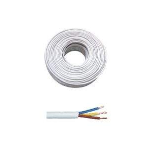 CAVO GOMMATO H05VV-F 1 METRO 3X1,5mmq PER ESTERNO BIANCO