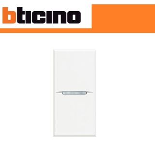 PULSANTE BTICINO LIVING AXOLUTE AIR BIANCO HD4005N