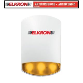 SIRENA ELKRON DA ESTERNO CON LAMPEGGIANTE HPA600