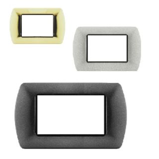 PLACCA METALLO COMPATIBILE BTICINO LIVING LIGHT INTERNATIONAL LINEA ART