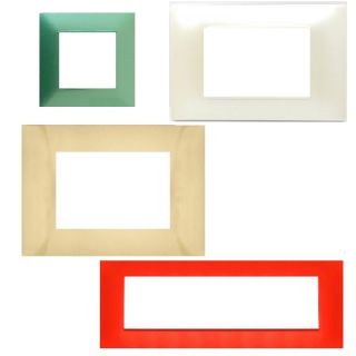 PLACCA PVC COMPATIBILE SERIE VIMAR PLANA LINEA GEM