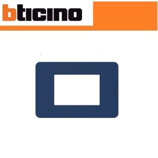 PLACCA 3 POSTI BLUE BTICINO MATIX GO JA4803TB