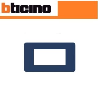 PLACCA 4 POSTI BLUE BTICINO MATIX GO JA4804TB