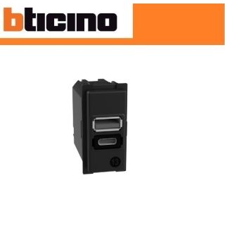 PRESA USB A+C K4191AC BTICINO LIVING NOW