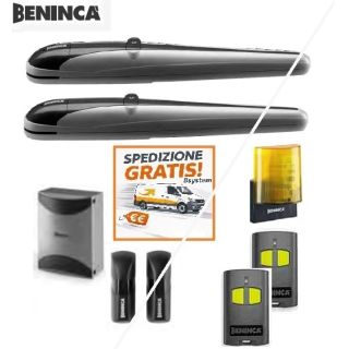 KIT BENINCA CANCELLI ANTE BATTENTI 24Vdc 2,10 METRI INTENSIVO KBOB2124DK