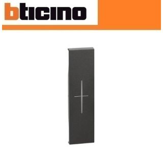 COVER ILLUMINABILE STOP BTICINO LIVING NOW KG06MH NERO