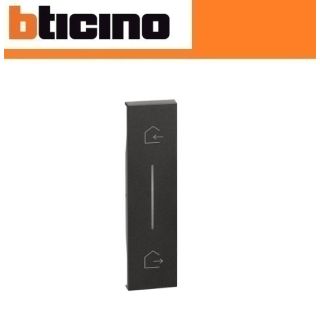 COVER SIMBOLO ENTRA ESCI BTICINO LIVING NOW KG40 NERO