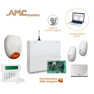 AMC CENTRALE C24GSM PLUS TASTIERA K-LCD VOICE SR136 PZ2 MOUSE09 KIT