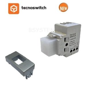 LAMPADA EMERGENZA comp LIVING ARGENTO KS002EM TECNOSWITCH