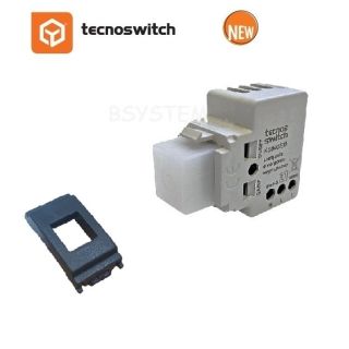 LAMPADA EMERGENZA comp VIMARIDEA NERO KS002EM TECNOSWITCH