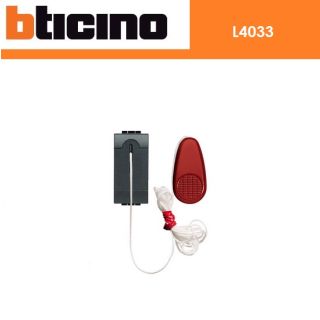 PULSANTE A TIRANTE 10A BTICINO LIVING INTERNATIONAL L4033 ANTRACITE