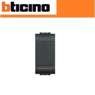 PULSANTE 10A NC BTICINO LIVING INTERNATIONAL L4034N ANTRACITE