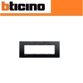 PLACCA 7 POSTI BTICINO LIVING LIGHT ANTRACITE LNA4807AR
