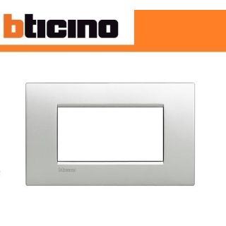 PLACCA BTICINO AIR 4 POSTI LIVING LIGHT TECH LNC4804TE
