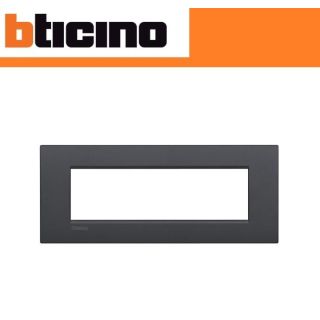 PLACCA AIR 7 POSTI BTICINO LIVING LIGHT LNC4807AR ANTRACITE