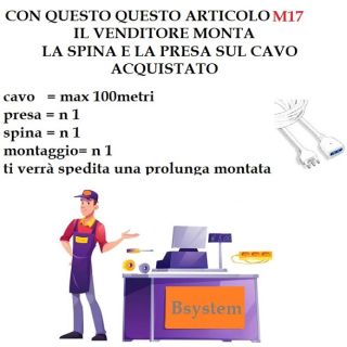 MONTAGGIO DI UNA PRESA E UNA SPINA SUL CAVO M17