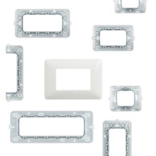 SUPPORTO PLACCA COMPATIBILE BTICINO MATIX 2 3 4 7 MODULI POSTI MOSTRINA