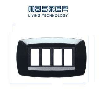 PLACCA 4P NERO MASTER MODI MD204