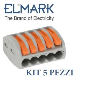 MORSETTIERA 5 CONDUTTORI 4mmq