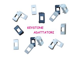 COVER PER RJ45 ADATTATORE KEYSTONE PER TUTTE LE SERIE